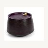 Mountain Lacquer Teapot Rest for Chinese Tea Rituals - Purple Gold Mountain Lacquer Teapot Rest for Chinese Tea Rituals - Purple Gold