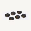 Iron Finish Lacquer Tea Cup Coaster Set - Black Iron Finish Lacquer Tea Cup Coaster Set - Black