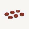 Iron Finish Lacquer Tea Cup Coaster Set - Red Iron Finish Lacquer Tea Cup Coaster Set - Red