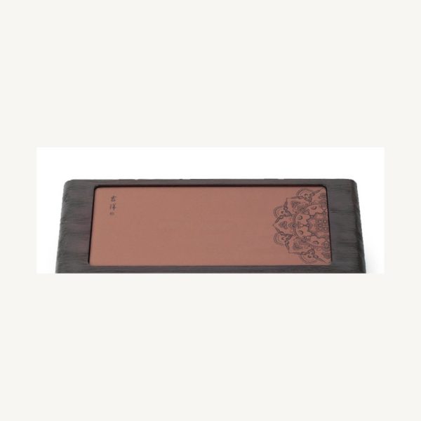 Red Minnan Brick Gongfu Dry Tea Tray for Chinese Tea Rituals - Auspicious Red Minnan Brick Gongfu Dry Tea Tray for Chinese Tea Rituals - Auspicious
