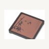 Red Minnan Brick Gongfu Dry Tea Tray for Chinese Tea Rituals - Peace Bamboo Red Minnan Brick Gongfu Dry Tea Tray for Chinese Tea Rituals - Peace Bamboo