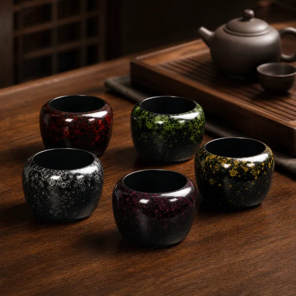 Chinese Tea Accessory - 漆器-玄珠水方 Chinese Tea Accessory - 漆器-玄珠水方