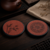 Red Minnan Brick Gongfu Teapot Rest for Chinese Tea Rituals