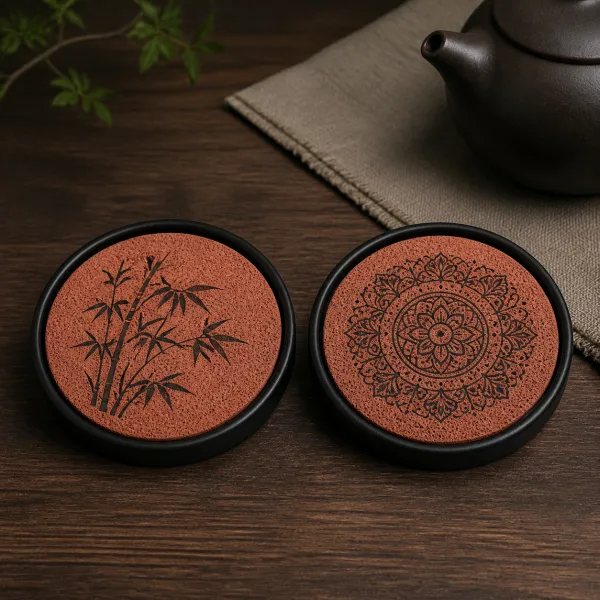 Red Minnan Brick Gongfu Teapot Rest for Chinese Tea Rituals