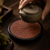 Red Minnan Brick Gongfu Teapot Rest for Chinese Tea Rituals