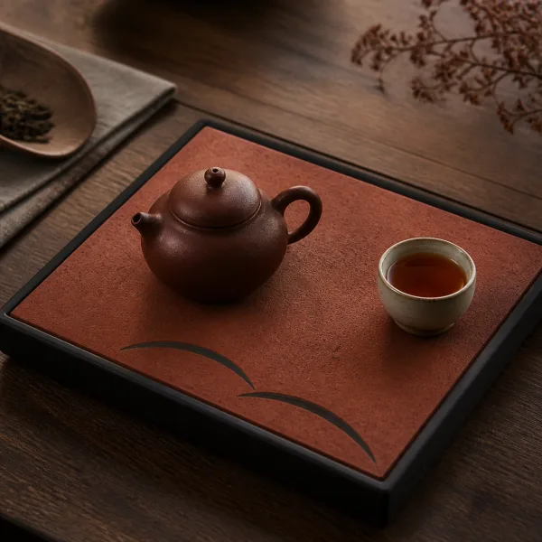 Red Minnan Brick Gongfu Teapot Rest for Chinese Tea Rituals 2