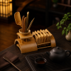 Plum Blossom Orchid Gongfu Tea Tool Set