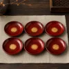 Woven Rattan Tea Cup Coaster Set for Chinese Tea Rituals