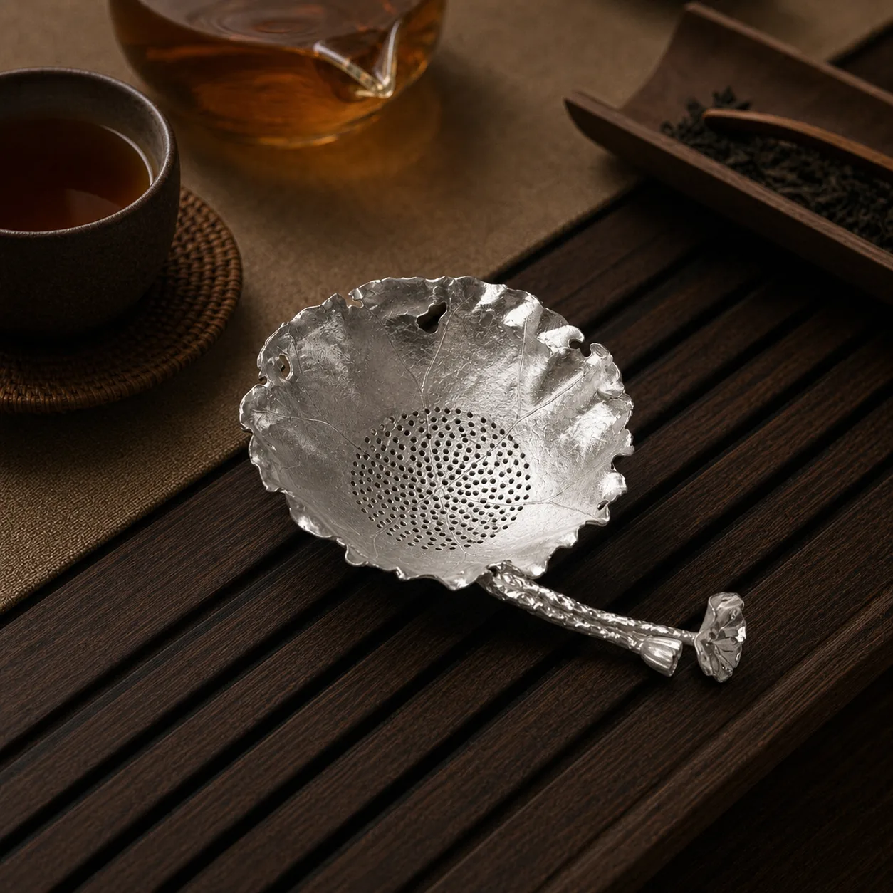Auspicious Cloud Chinese Tea Strainer for Chinese Tea Rituals