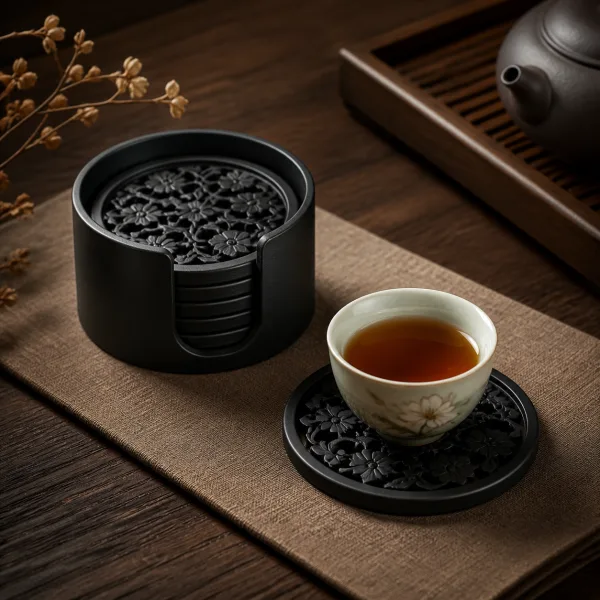 Tea Cup Coaster Set for Chinese Tea Rituals