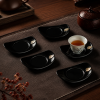 Lacquer Tea Cup Coaster Set for Chinese Tea Rituals