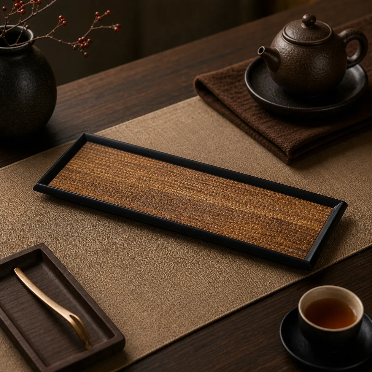 Gongfu Dry Tea Tray for Chinese Tea Rituals 2