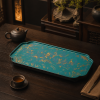 Lacquer Gongfu Dry Tea Tray for Chinese Tea Rituals