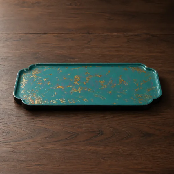 Lacquer Gongfu Dry Tea Tray for Chinese Tea Rituals