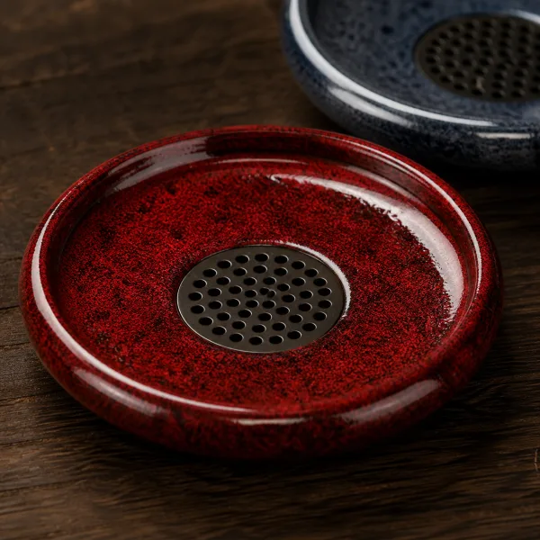 Lacquer Tea Waste Bowl for Chinese Tea Rituals