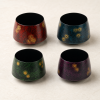 Lacquer Tea Waste Bowl - 漆器建水非花紫 Lacquer Tea Waste Bowl - 漆器建水非花紫