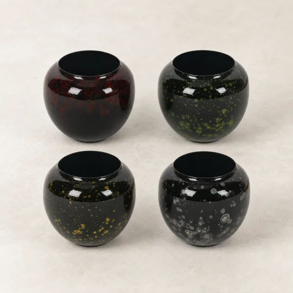 Lacquer Tea Waste Bowl - 漆器建水虚谷 Lacquer Tea Waste Bowl - 漆器建水虚谷