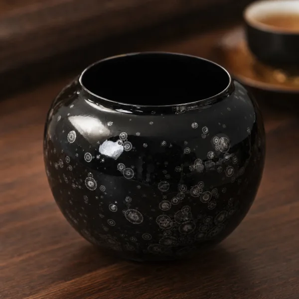 Lacquer Tea Waste Bowl - 漆器建水虚谷 Lacquer Tea Waste Bowl - 漆器建水虚谷