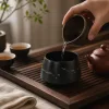 Lacquer Tea Waste Bowl - 漆器水方如是 Lacquer Tea Waste Bowl - 漆器水方如是