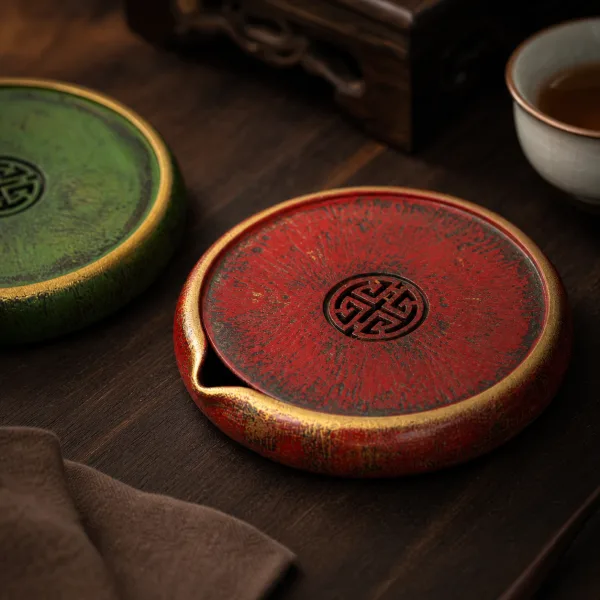 Gongfu Tea Tray - 漆器珠圆干泡 Gongfu Tea Tray - 漆器珠圆干泡