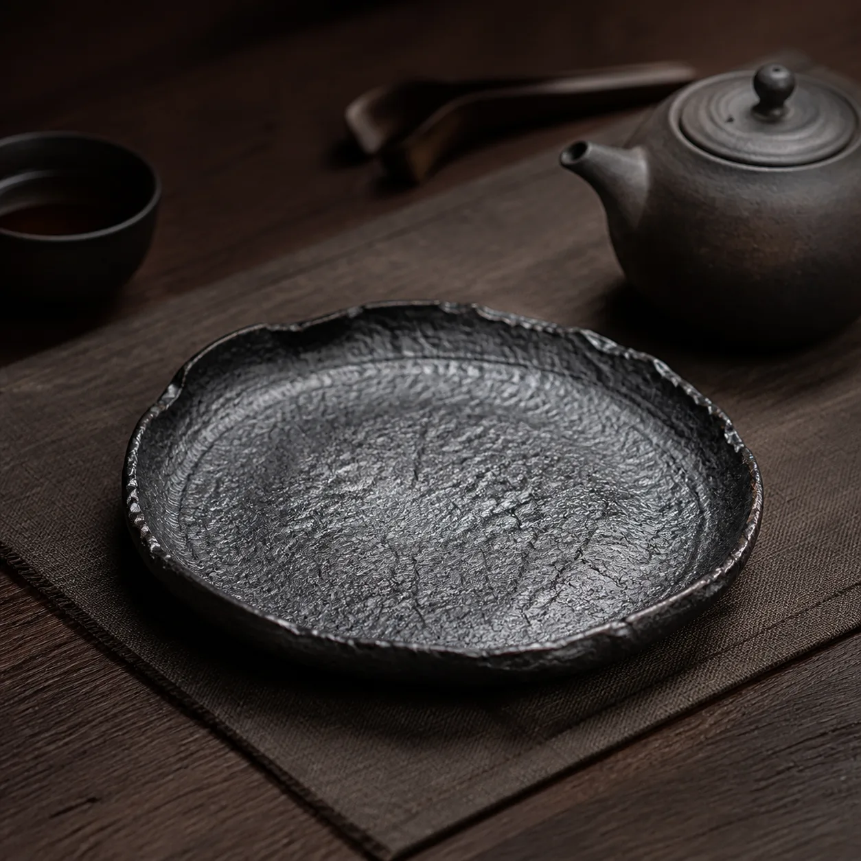 Lacquer Teapot Rest for Chinese Tea Rituals