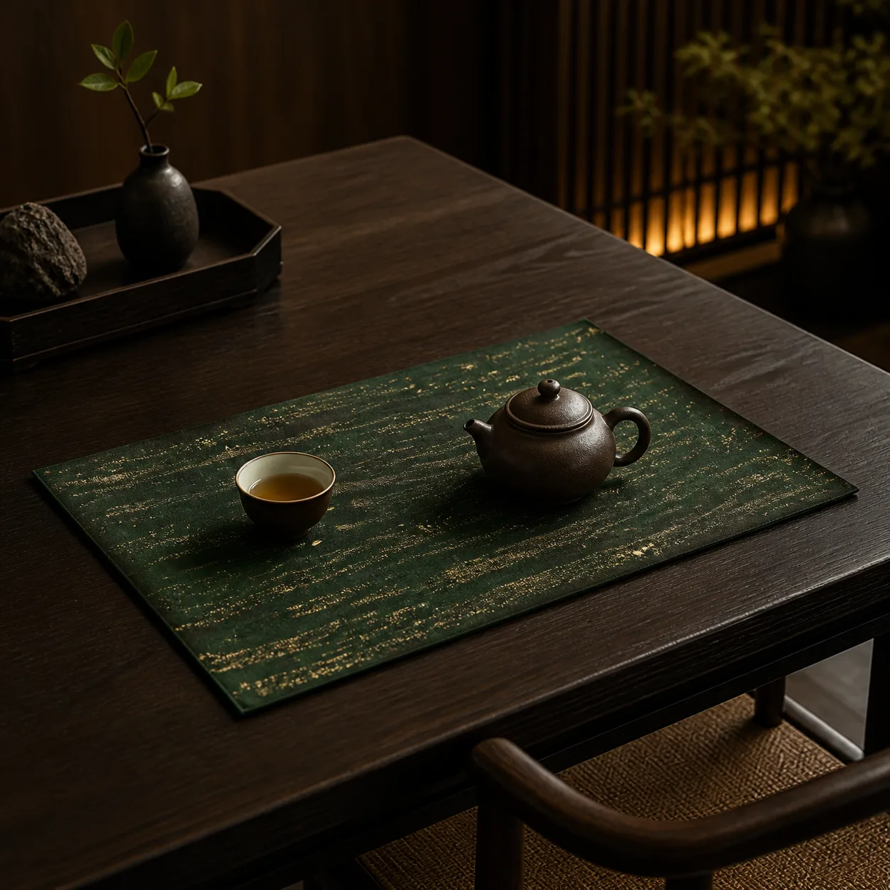 Lacquer Soft Tea Mat for Chinese Tea Rituals