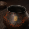 Lacquer Tea Waste Bowl - 大漆脱胎建水敦煌 Lacquer Tea Waste Bowl - 大漆脱胎建水敦煌