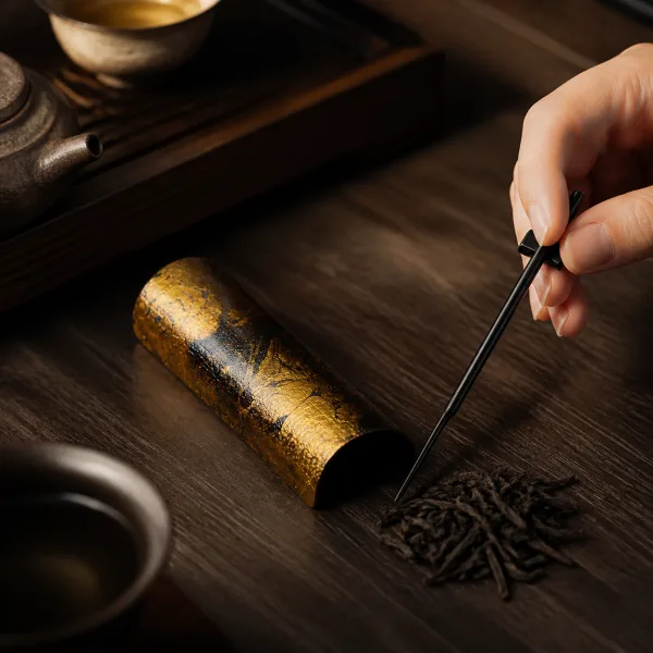 Lacquer Chinese Tea Scoop for Chinese Tea Rituals