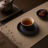 Cicada Wing Iron Finish Lacquer Tea Cup Coaster Set 2