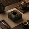 Black Walnut Tea Warmer for Chinese Tea Rituals 3