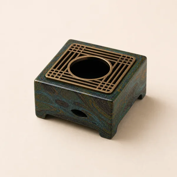 Black Walnut Tea Warmer for Chinese Tea Rituals 3