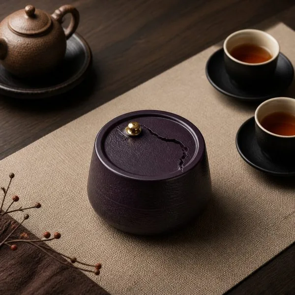 Black Walnut Tea Warmer for Chinese Tea Rituals