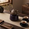 Black Walnut Tea Warmer for Chinese Tea Rituals